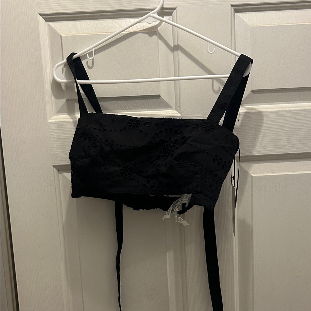 Elegant Black Lace Top